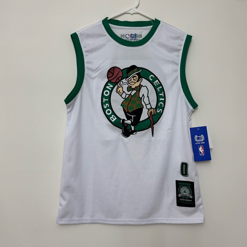 NBA Boston Celtics White and Green Jayson Tatum Jersey